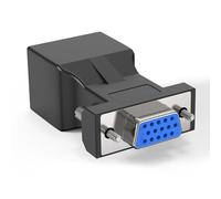 Wdbild VGA maschio a RJ45 femmina Networking Extender trasmissione senza soluzione di continuità per KTV Progetti Affidabilità Video Connettività VGA Extender