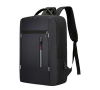 Wdbild Zaino, zaino da viaggio per laptop con porta di ricarica in tessuto Oxford Zaini casual zaini di grande capacità, Nero , 43*31*12cm
