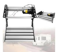 WDDEYYDS Electric Camper Steps with Auto-Sensing-Auto Extend/Retract with Door Operation,440lbs Capacity,IPX67 Waterproof,LED Indicator,Quick Assembly,for RV/Truck/Motorhome SingleLayer-24V