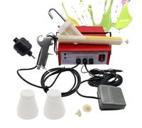 WDDEYYDS Electrostatic Powder Coating Spray Gun 15-30KV Adjustable Powder Coating System with 2 Nozzles 2 Powder Cups,Metal Parts Are Sprayed on The Surface, for Home And Garden Coatings(220V)