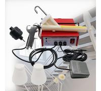 WDDEYYDS Electrostatic Spray Machine Set,Electrostatic Powder Coating System,Powder Coating Gun,Powder Coat Machine with Spray Gun,Foot Switch,Paint Gun,Red,for Spraying Metal Parts