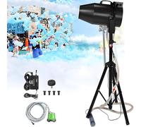 WDDEYYDS Macchina della Schiuma 1000W Ad Alta Potenza Grande Macchina della Schiuma,Angolo Regolabile,Distanza 6-10m/Area 80㎡ per Effetto di Fase Jet Foam Party All'aperto,Feste,Bambini,Estate,Nuoto