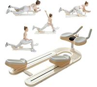 WDDEYYDS Spine Twist & Stretch Trainer for Home Gym - Spinal Support Machine with Phone Holder for Abdominal Workout, Waist Toning And Leg Stretching Waist Toning And Leg Stretching