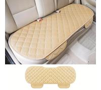 WDDZTMNB Coprisedile Posteriore per Auto, Compatibile con Nissan Note II E12, Accessori per sedili,Beige