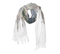 WDdZzyy 3-d ponte di legno mongolfiera scialli e avvolge morbido Faux Cashmere donne sciarpe regali di Natale delle donne