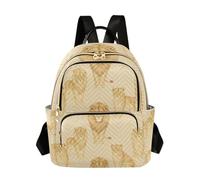 WDdZzyy African Lion Family on Beige 14 Inch Work Business moda zaino bagpack per le donne per affari