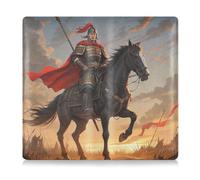 WDdZzyy Antico Guerriero Cinese Cavallo In Pelle Auto Registrazione Assicurazione & ID Card Holder Auto Truck Comparment Accessori Caso per Documenti, Carte, Licenza, Antico cavallo guerriero cinese,