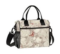 WDdZzyy Borsa da pranzo grigio chiaro con verdure del fumetto per gli uomini con tracolla per insegnante borsa per il pranzo per adolescenti all'aperto