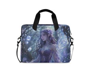 WDdZzyy Borsa da viaggio per computer portatile, borsa a tracolla con manico e tracolla da 15,6 pollici, borsa per il trasporto del computer Fairy Game Anime Girl