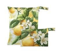 WDdZzyy Borsa estiva vintage con cerniera per nuoto, confezione da 2, essenziale da viaggio per bambino, con manici per la spiaggia