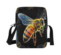 WDdZzyy borsa messenger per gli uomini verde borse a tracolla per le donne donne borse moda donna borse a tracolla tracolla regolabile scuola cool ape nero