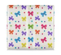 WDdZzyy Cartone animato colorato fiocco bianco in pelle PU auto registrazione e assicurazione titolare camion accessori per patente di guida, carte e documenti essenziali