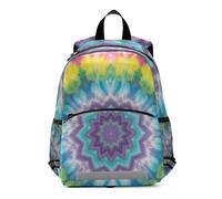 WDdZzyy Colorato Tie Dye segno della pace arcobaleno bambini zaini per ragazzi della scuola guinzaglio borse libro per 6 anni mochila para ni?os de 5 a?os