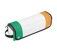 WDdZzyy Combo Bandiera Irlanda 2 in 1 Organizzatore per strumenti per capelli con tappetino resistente al calore, impermeabile, portatile, aperto, piatto, borsa da viaggio per utensili caldi e