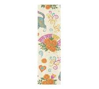 WDdZzyy Day of The Dead Cat Pattern Skateboard Grip Tape roll antiscivolo pro scooter Grip Tape 83 × 22,9 cm lijas para Skateboard