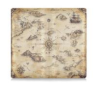 WDdZzyy Game Treasure Map Rpg Pirates Premium Leather Car Registration and Assicurazione Holder Essential Car Wallet Case per ID, patente di guida, chiavi informazioni di contatto carte, GIOCO mappa