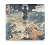 WDdZzyy Gioco Mappa del tesoro in pelle auto Registrazione & Assicurazione Card Holder Portafoglio Accessori Custodia per Documento Essenziale, Patente di Guida, Carte, GAME mappa del tesoro, 1 size