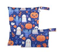 WDdZzyy Goth Yellow Halloween Doll Pumpkin Unique prop1 Borse per costumi da bagno Confezione da 2 elementi essenziali da viaggio per volare con manici per asilo nido