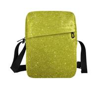 WDdZzyy graziosa borsa a tracolla borsa a tracolla Croos Borse per il corpo Borsa da donna Tracolla Tracolla Regolabile per sport all'aria aperta Giallo Stellato Luminoso Falso Scintillante