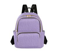 WDdZzyy Lo zaino alla moda a 14 pollici del computer portatile di colore solido viola torna gli zaini per la scuola e l'infermiera