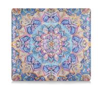 WDdZzyy Modello Boho Vintage Mandala PU Pelle Auto Registrazione & Assicurazione Titolare Carta Prefetto Auto Essentials Portafoglio per Carte, Documento Essenziale Patente di Guida, modello boho