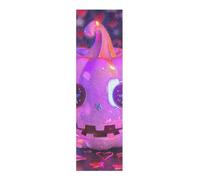 WDdZzyy Neon Pink Pumpkin 90s Y2k Estetica Skateboard Grip Tape Foglio Bubble Free Fusion Grip Tape per Scooter 33 × 9 Pollice lijas para Skate
