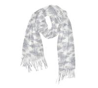 WDdZzyy Scialli bianchi allegri dell'albero di Natale e avvolge sciarpa invernale morbida del Faux Cashmere per la festa di cena