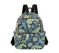 WDdZzyy Seaweed Leaf Blue Flower William Morris 14 Pollice multiuso piccolo zaino per le donne zaino del computer portatile per affari