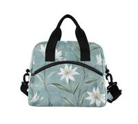 WDdZzyy Svizzera - Borsa portapranzo per bambini con motivo a stella alpina, con tracolla, per insegnanti, a tracolla