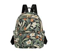 WDdZzyy William Morris Wild Floral 35,5 cm, alla moda, elegante, zaino da lavoro da donna alla moda per viaggi e lavoro
