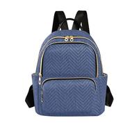 WDdZzyy Zaino multiuso a 14 pollici del computer dello zaino della borsa di colore solido blu navy per l'affare