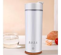 WDEC Bollitore Elettrico da Viaggio, 475ML, 4 Impostazioni di Temperatura, Bianco