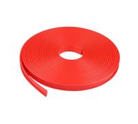 WDEGABZNLE Bordo Autoadesivo for impiallacciatura da 32,8 Piedi, Bordo Flessibile in TPE a U, Protezione in Foglio Pieghevole Adatta for Il restauro di mobili 5-40 mm(Red,25mm)