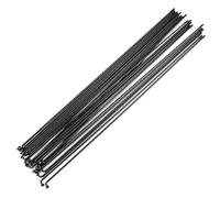 WDEGABZNLE Raggi for Bici, Raggi for da Montagna, Strada, Acciaio Inossidabile 304 14G, Neri ad Alta Resistenza con copriraggi(10pcs -261MM)