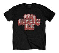 WDEUIL Humble Pie - Live '73 Poster - Black t-Shirt BlackMedium