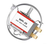 WDF-20 - Termostato per frigorifero a 2 pin, per mini frigorifero e congelatore, regolabile per controllo della temperatura da -7F a 28F, sonda da 70 cm