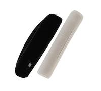 Wdfnexalai Borsa da viaggio portatile in velluto per gioielli e bracciali, colore: nero, grigio, nero e grigio