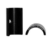 Wdfnexalai Distanziatore adattatore manubrio per manubrio da 25,4 a 31,8 mm - 1 paio nero