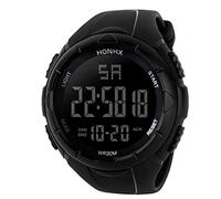 Wdfnexalai Orologi da polso digitali impermeabili da uomo, per ragazzi, sportivi, casual, alla moda, per studenti, Nero , as description
