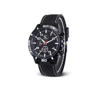 Wdfnexalai Orologio da polso da uomo in plastica con superficie a specchio e cinturino in lega per sport d'affari con fibbia in acciaio inox, accessori, bianco, as description