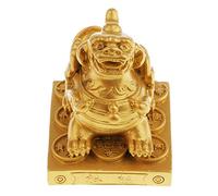 Wdfnexalai Pi Xiu Feng Shui statuetta per attirare ricchezza Home Decor Oro