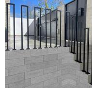 WDFYM Ringhiera for Scale Interne, Corrimano for Scale Interne a Forma di U, Ringhiera a U, Corrimano Scale for Ville, Balconi, Corridoi, Appartamenti, Interni,1pc(Black,55cm)