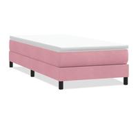 WDGJJFECNMUEHI Base a molle in velluto con doghe integrate Rosa 90x220 cm