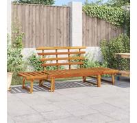 WDGJJFECNMUEHI cassa panca da esterno arredo giardinoPanca da Giardino 2-in-1 190 cm in Legno Massello di Acacia Adatto per giardini, cortili e salotti