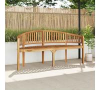 WDGJJFECNMUEHI dondolo giardino per esterno dondolo esternoPanchina a Forma di Banana 180 cm in Legno Massello di TeakAdatto per giardini, cortili e salotti