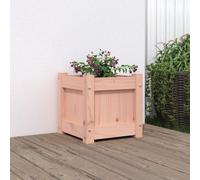WDGJJFECNMUEHI Douglas Solid Wood Garden Planter Box 31x31x31 cm for Balcony Patio Decor - DIY Outdoor Flower Pot with Large Capacity, Weather-Resistant Untreated Wood for Vegetables Flowers Plants