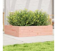 WDGJJFECNMUEHI Fioriera da Giardino in Legno Massello di Douglas 90x90x23 cm per Fiori Piante Erbe Aromatiche, Cassone Robust con Fondo Aperto, Ideale per Orto Balcone Terrazzo Giardino