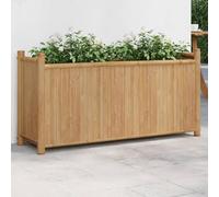 WDGJJFECNMUEHI Fioriera in Bambù 100x30x50 cm per Giardino e Balcone, Fioriera Rialzata con Ampio Spazio, Design Moderno Resistente Piante, Fiori e Erbe Aromatiche, Ideale per Decorazione Esterna