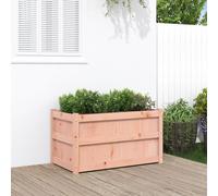 WDGJJFECNMUEHI Large Garden Planter Box 90x50x50 cm Outdoor Wooden Flower Pot for Balcony Patio DIY Decor - Solid Douglas Fir Wood, Spacious Planting Capacity, Weather-Resistant