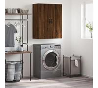 WDGJJFECNMUEHI Mobile a Parete Rovere Marrone 69,5x34x90 cm Legno Multistrato Armadio Pensile Soggiorno Camera da Letto con 3 Ante Design Moderno e Funzionale